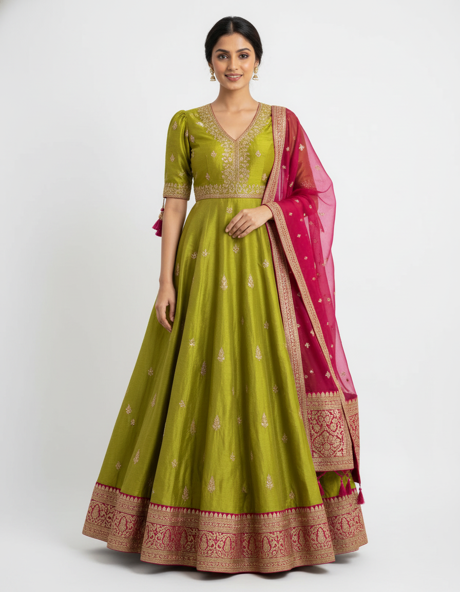 Green Saree v2